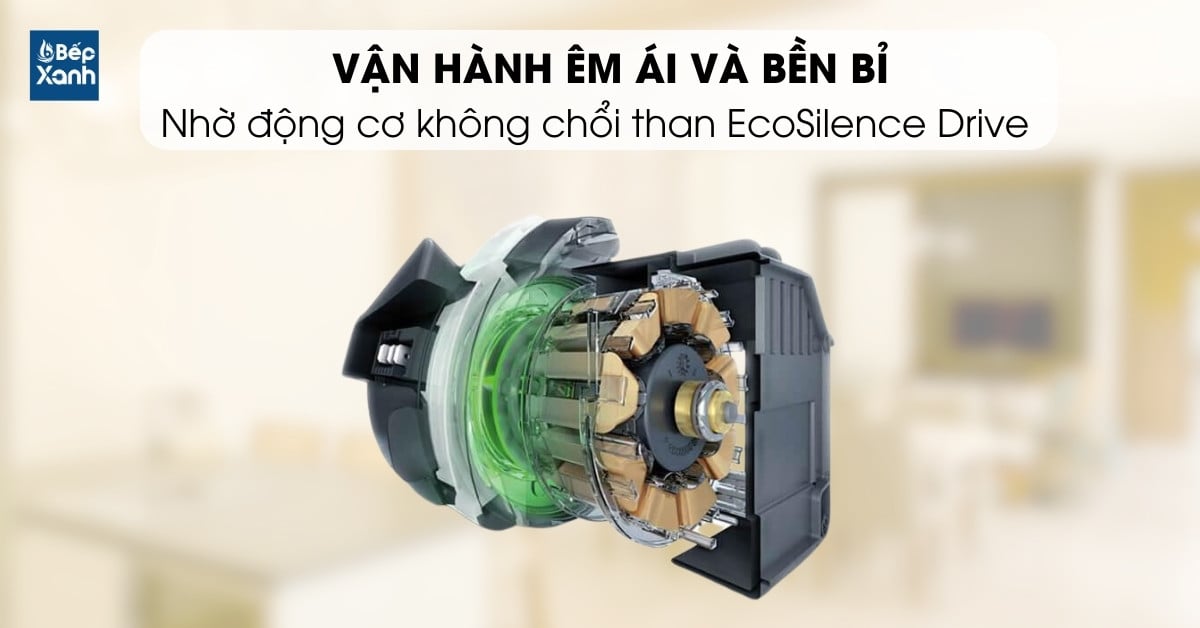 Máy giặt Bosch WGB256A40 vận hành êm ái