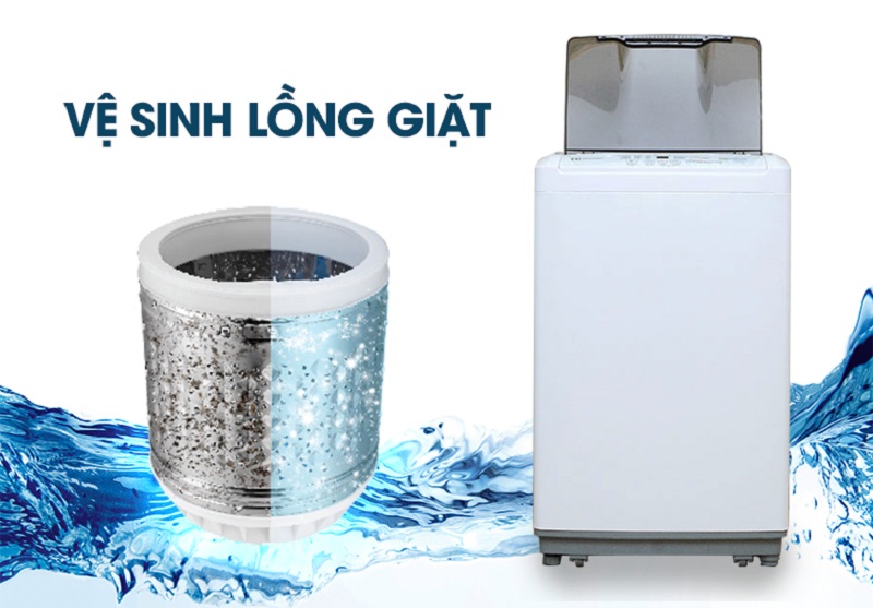 tự động vệ sinh lồng giặt