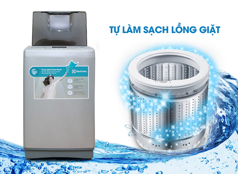Tính năng tự động làm vệ sinh lồng giặt