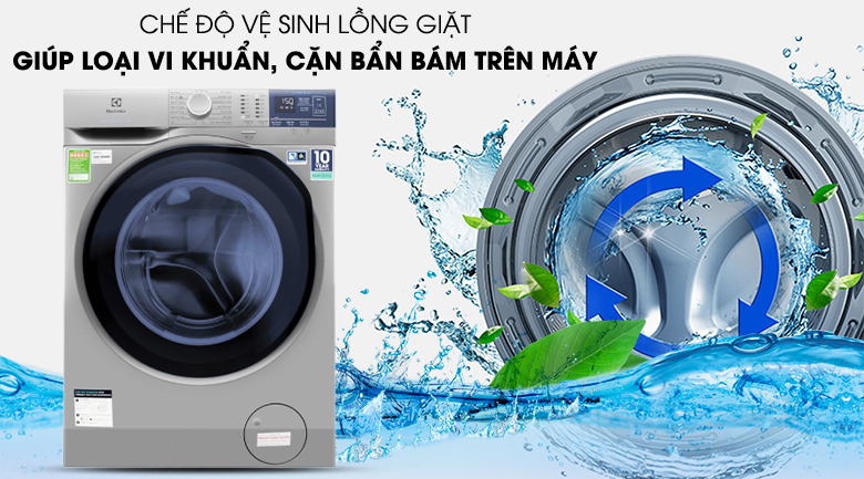 Máy giặt Electrolux EWF8024ADSA - Tiết kiệm chi phí với tính năng tự vệ sinh lồng giặt 