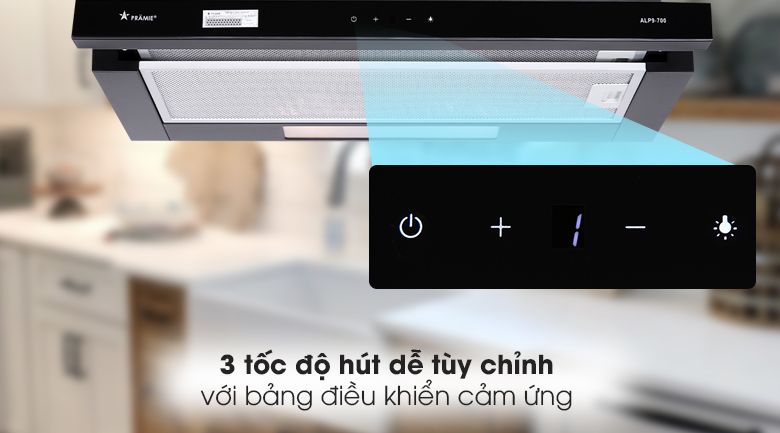 Điều khiển - Máy hút mùi Pramie ALP9-700 Điều khiển - Máy hút mùi Pramie ALP9-700