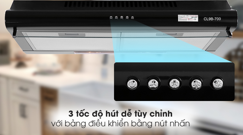 Điều khiển - Máy hút mùi Pramie CL9B-700 Điều khiển - Máy hút mùi Pramie CL9B-700