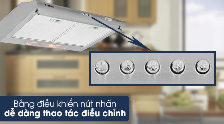 Máy hút mùi Pramie CL9S-700 - Điều khiển Máy hút mùi Pramie CL9S-700 - Điều khiển