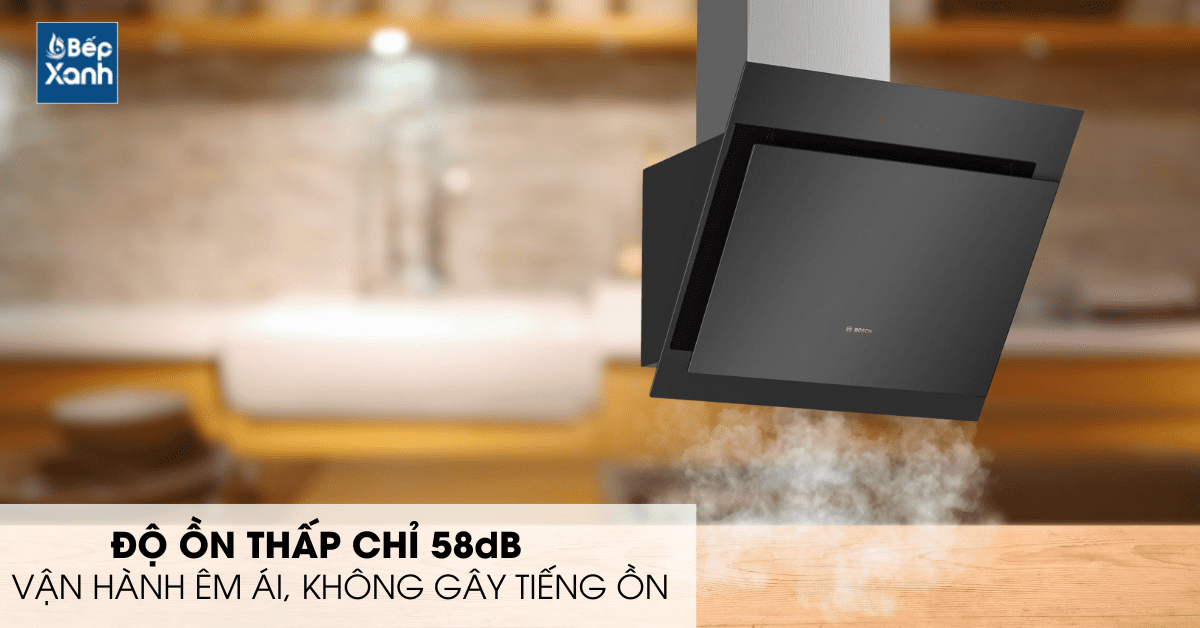 Độ ồn thấp chỉ 58 dB Độ ồn thấp chỉ 58 dB