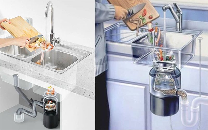Máy hủy rác Kaff KF-BWD05