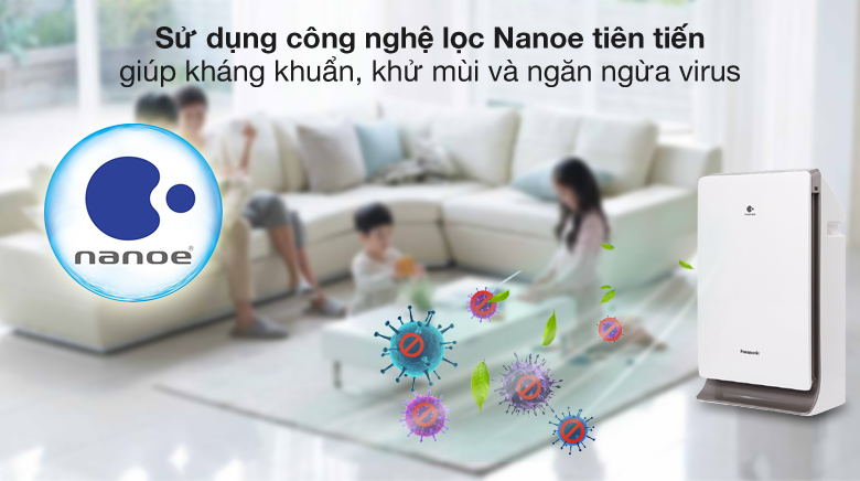 Nanoe - Máy lọc không khí Panasonic F-PXM35A-S Nanoe - Máy lọc không khí Panasonic F-PXM35A-S