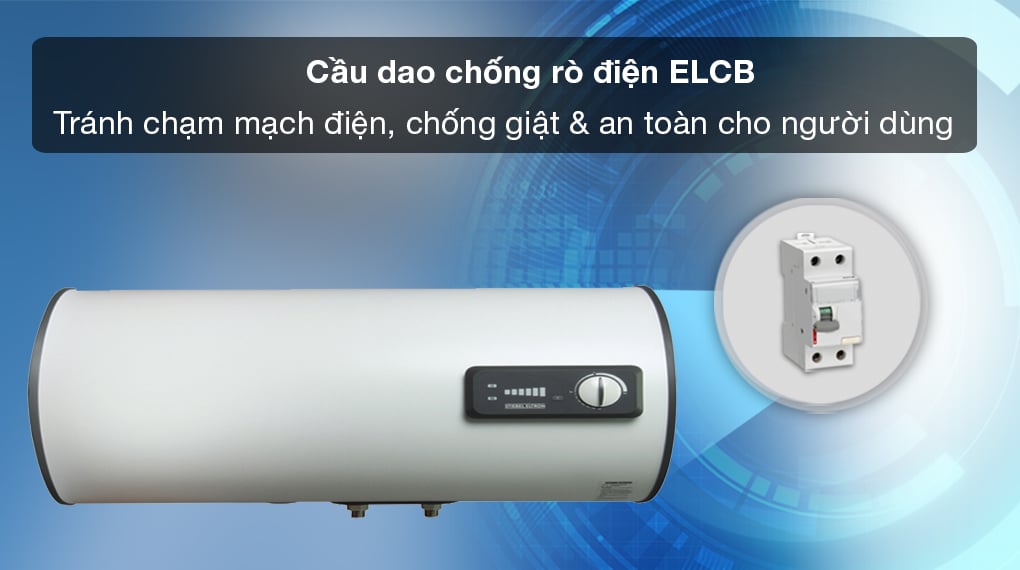 Bình nóng lạnh gián tiếp Stiebel Eltron 100 lít ESH 100 H Plus T-VN - Cầu dao chống rò điện ELCB chống chạm mạch điện, chống giật và bảo vệ an toàn cho người dùng Bình nóng lạnh gián tiếp Stiebel Eltron 100 lít ESH 100 H Plus T-VN - Cầu dao chống rò điện ELCB chống chạm mạch điện, chống giật và bảo vệ an toàn cho người dùng