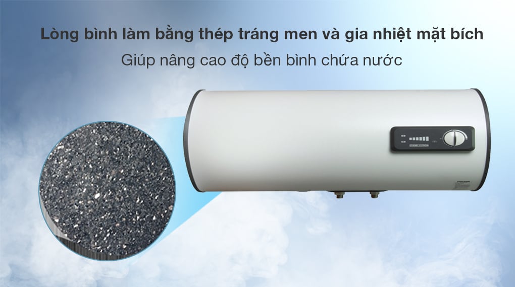 Bình nóng lạnh gián tiếp Stiebel Eltron 25 lít ESH 25 H Plus T-VN - Lòng bình bằng thép tráng men có gia nhiệt mặt bích giúp nâng cao tuổi thọ của bình Bình nóng lạnh gián tiếp Stiebel Eltron 25 lít ESH 25 H Plus T-VN - Lòng bình bằng thép tráng men có gia nhiệt mặt bích giúp nâng cao tuổi thọ của bình