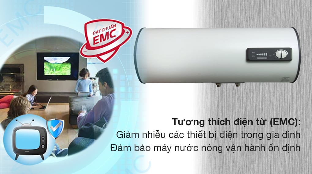Bình nóng lạnh gián tiếp Stiebel Eltron 25 lít ESH 25 H Plus T-VN - Tương thích điện từ (EMC) giảm nhiễu điện từ của các thiết bị điện trong nhà Bình nóng lạnh gián tiếp Stiebel Eltron 25 lít ESH 25 H Plus T-VN - Tương thích điện từ (EMC) giảm nhiễu điện từ của các thiết bị điện trong nhà