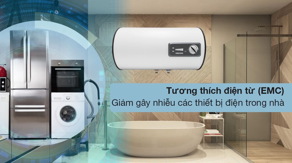 Máy nước nóng gián tiếp Stiebel Eltron 80 lít ESH 80 H Plus T-VN - Tương thích điện từ EMC giảm nhiễu sóng điện từ của các thiết bị điện trong gia đình Máy nước nóng gián tiếp Stiebel Eltron 80 lít ESH 80 H Plus T-VN - Tương thích điện từ EMC giảm nhiễu sóng điện từ của các thiết bị điện trong gia đình