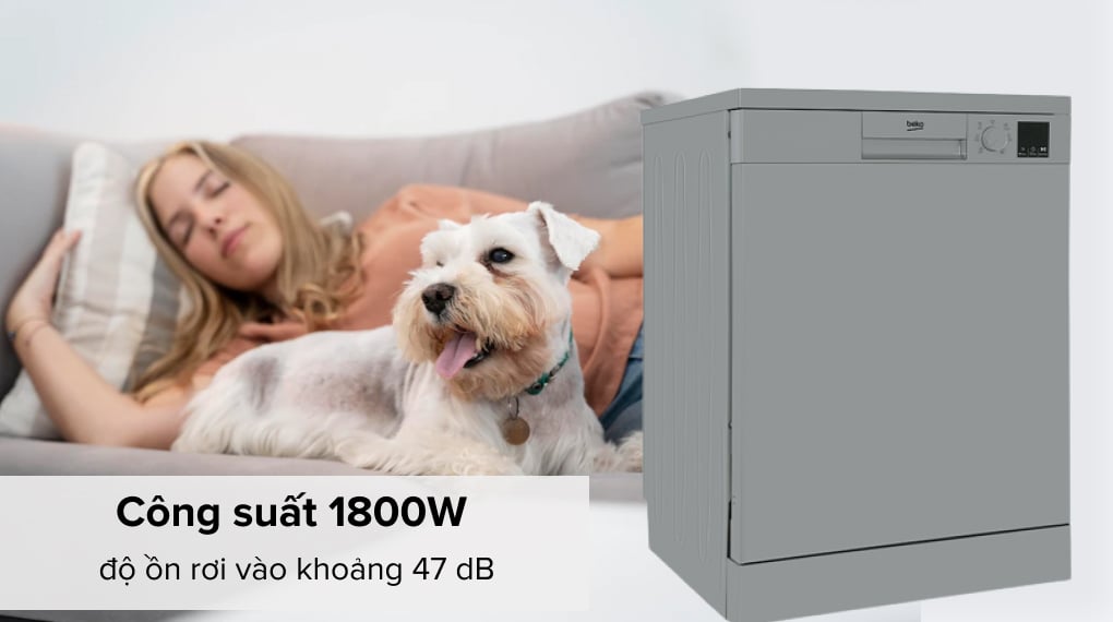 Máy rửa bát độc lập Beko DVN06431S - Công suất hoạt động Máy rửa bát độc lập Beko DVN06431S - Công suất hoạt động