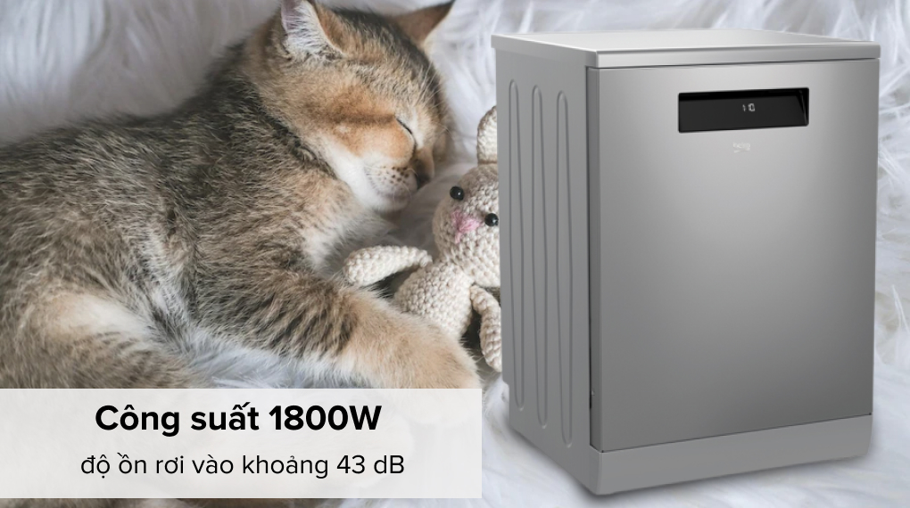 Máy rửa bát độc lập có sấy Beko DEN48520X - Công suất hoạt động Máy rửa bát độc lập có sấy Beko DEN48520X - Công suất hoạt động