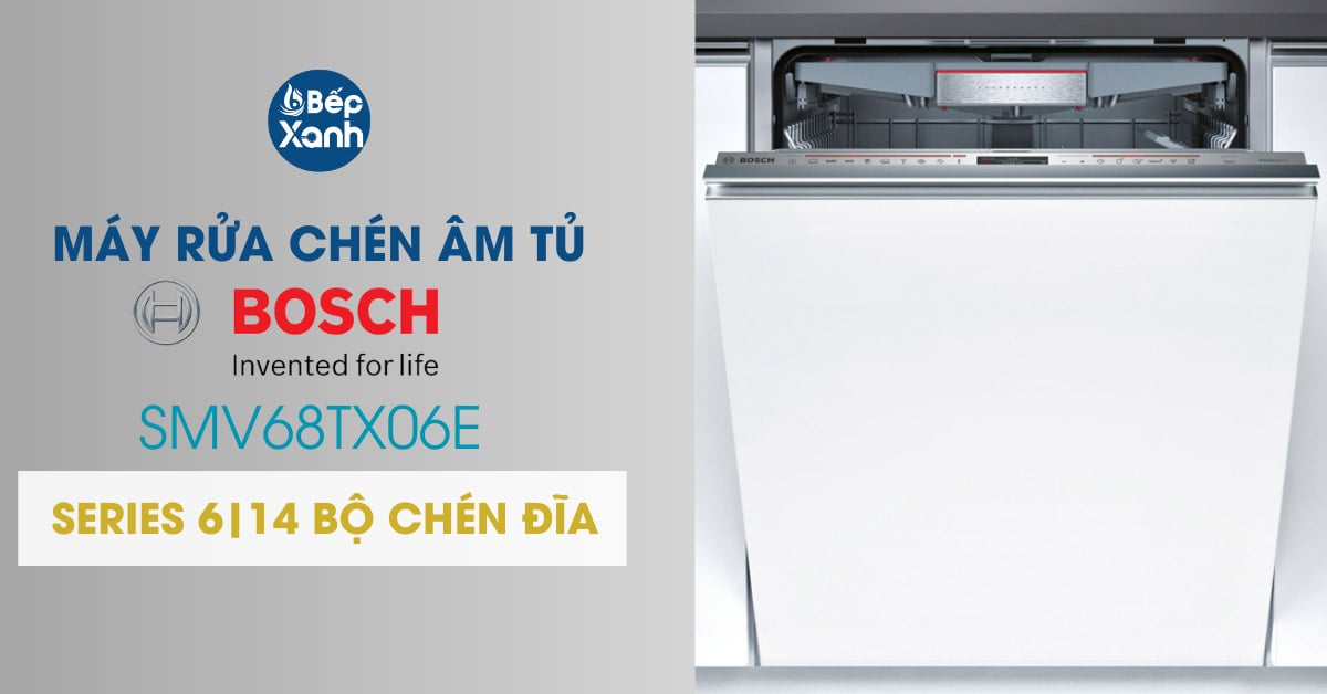 Máy rửa chén Bosch HMH.SMV68TX06E Máy rửa chén Bosch HMH.SMV68TX06E
