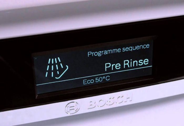 Chương trình PreRinse của máy rửa bát âm tủ BOSCH SMI46KS01E Serie 4