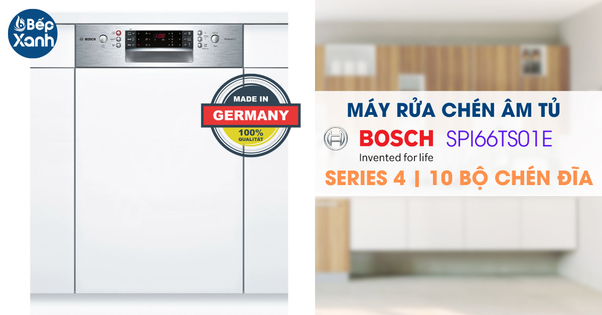 Máy rửa bát Bosch HMH.SPI66TS01E Máy rửa bát Bosch HMH.SPI66TS01E