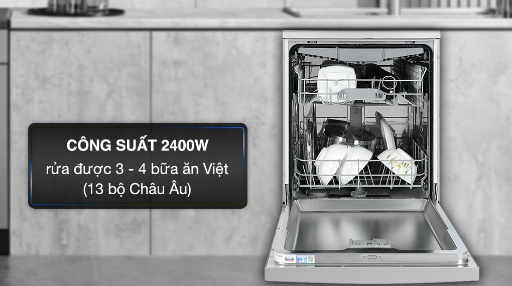 Máy rửa chén độc lập Bosch SMS2IVI61E - Công suất Máy rửa chén độc lập Bosch SMS2IVI61E - Công suất