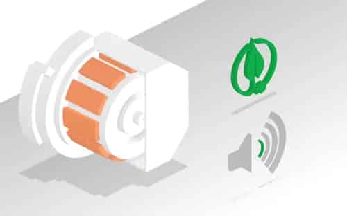 Máy rửa bát độc lập Bosch SMS4HVW33E-Serie 4 16 Động cơ EcoSilenceDrive ™: động cơ không chổi than cực bền, tiết kiệm năng lượng và cực kỳ yên tĩnh
