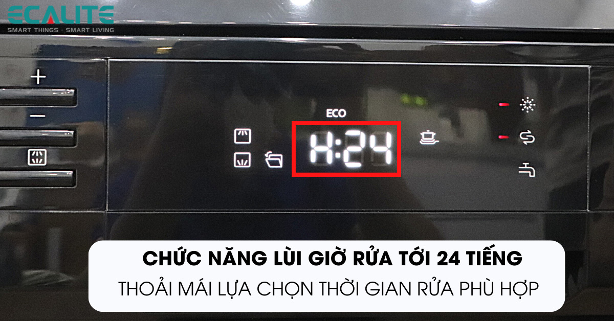 Lùi thời gian rửa của máy EDW-SMS6014AB