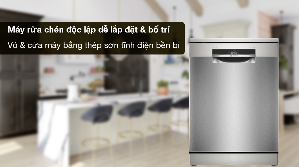 Máy rửa chén độc lập Bosch SMS6ECI11E - Thiết kế Máy rửa chén độc lập Bosch SMS6ECI11E - Thiết kế