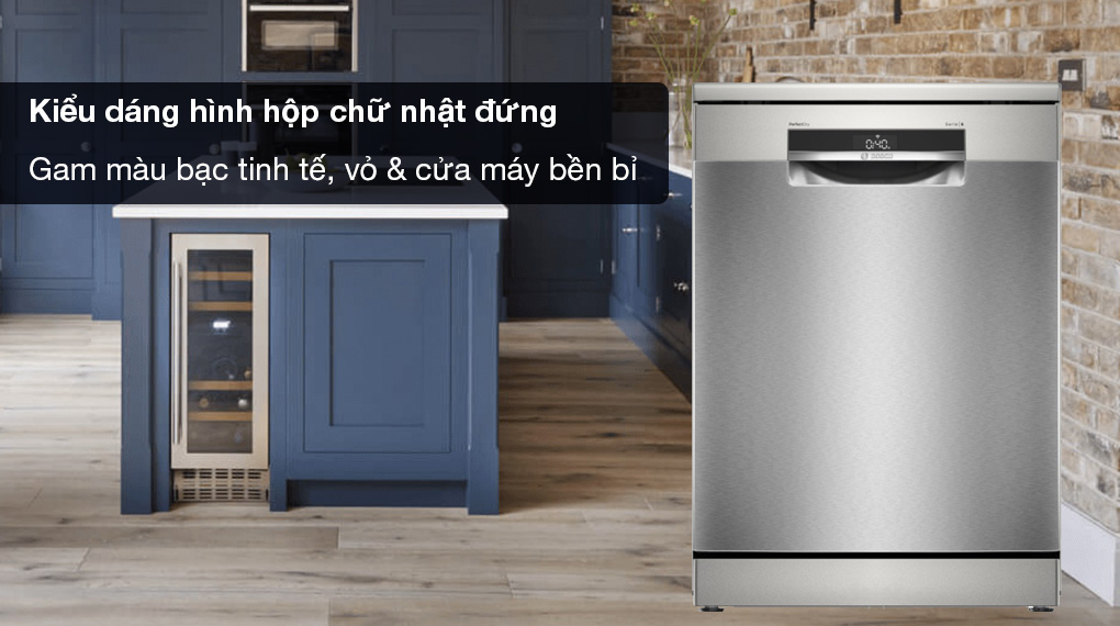 Máy rửa chén độc lập Bosch SMS6ZDI08E - Thiết kế Máy rửa chén độc lập Bosch SMS6ZDI08E - Thiết kế