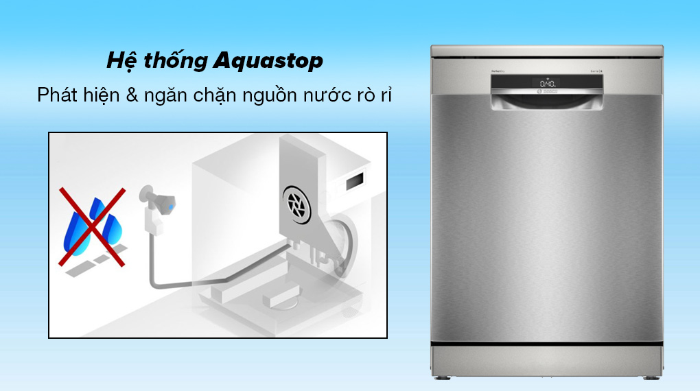 Máy rửa chén độc lập Bosch SMS6ZDI08E - Tiện ích Máy rửa chén độc lập Bosch SMS6ZDI08E - Tiện ích