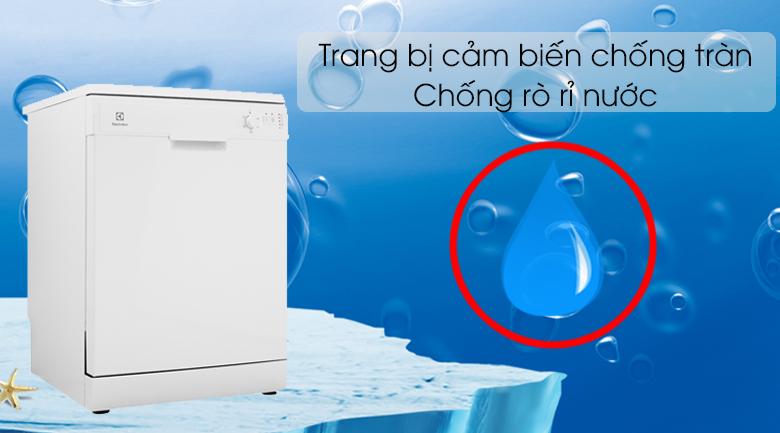 Máy rửa chén Electrolux ESF5206LOW 1950W - Chống tràn