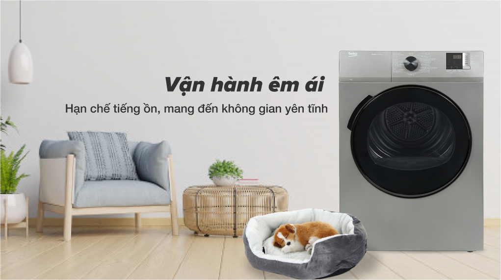 Máy sấy thông hơi Beko 9 kg DA9112RX0MB - Động c�� Máy sấy thông hơi Beko 9 kg DA9112RX0MB - Động cơ