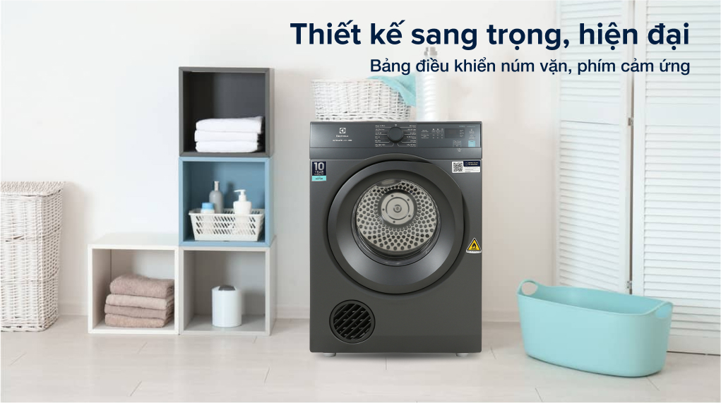 Máy sấy thông hơi Electrolux 8.5 kg EDV854N3SB - Thiết kế Máy sấy thông hơi Electrolux 8.5 kg EDV854N3SB - Thiết kế