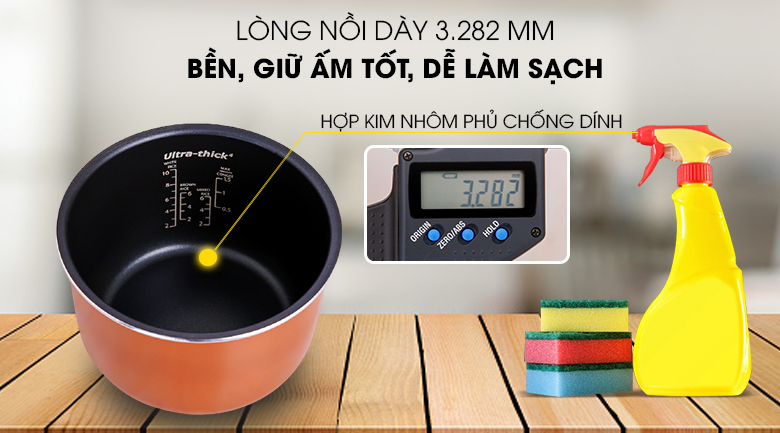 Lòng nồi cơm điện tử Midea MB-FS5023 1.8 lít Lòng nồi cơm điện tử Midea MB-FS5023 1.8 lít