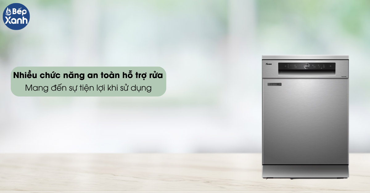 Máy rửa bát Texgio TG21H775S nhiều chức năng an toàn