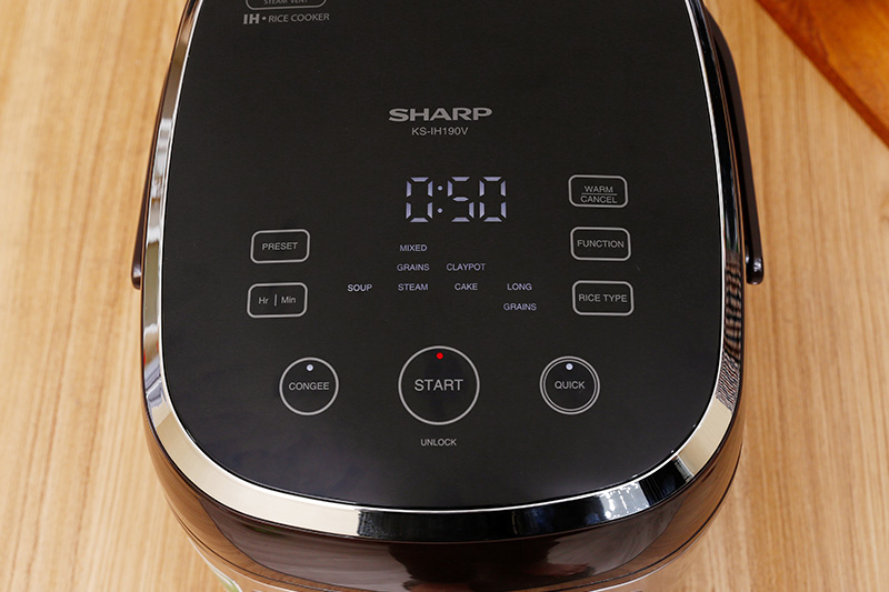 Điều khiển điện tử - Nồi cơm điện tử Sharp 1.8 lít KS-IH190V-GL Điều khiển điện tử - Nồi cơm điện tử Sharp 1.8 lít KS-IH190V-GL