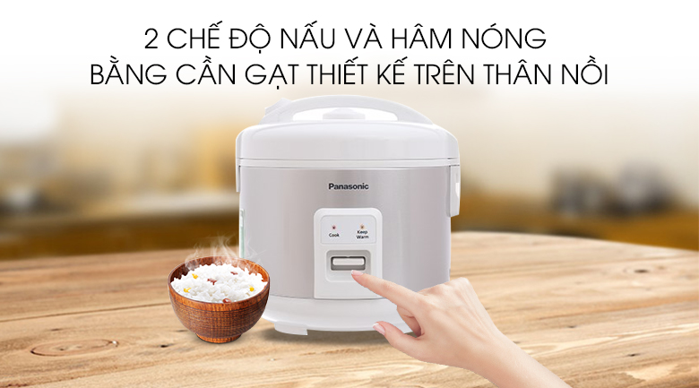 Điều khiển chế độ nấu nồi cơm điện Panasonic 1 lít SR-MVN107LRA Điều khiển chế độ nấu nồi cơm điện Panasonic 1 lít SR-MVN107LRA