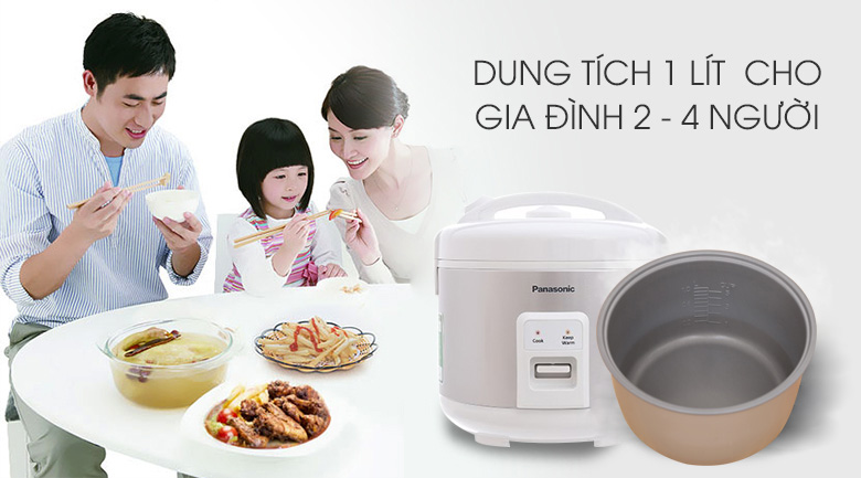Nồi cơm điện Panasonic 1 lít SR-MVN107LRA Nồi cơm điện Panasonic 1 lít SR-MVN107LRA