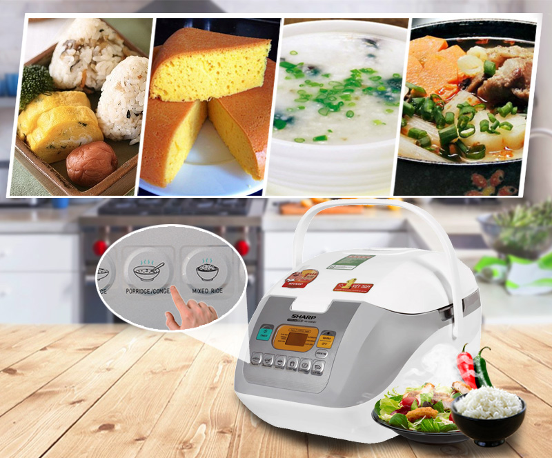 6 chức năng nấu tự động tiện dụng 7 chức năng nấu tự động tiện dụng