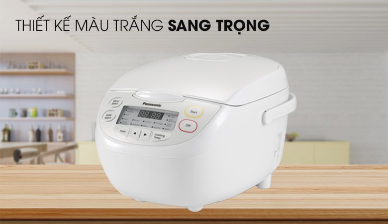 Thiết kế sang đẹp - Nồi cơm điện tử Panasonic 1 lít SR-CP108NRA Thiết kế sang đẹp - Nồi cơm điện tử Panasonic 1 lít SR-CP108NRA