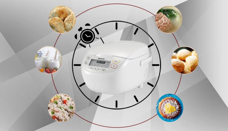 Dễ dùng, tiện lợi - Nồi cơm điện tử Panasonic 1 lít SR-CP108NRA Dễ dùng, tiện lợi - Nồi cơm điện tử Panasonic 1 lít SR-CP108NRA