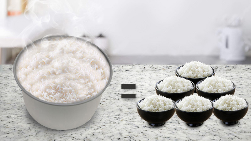 Cho 4 - 6 người ăn - Nồi cơm nắp gài 1.8 lít Midea MR-CM1825