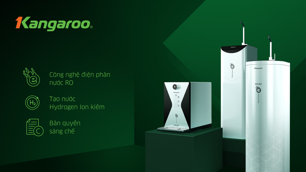 Máy lọc nước Kangaroo Hydrogen ion kiềm KG100EED IoT