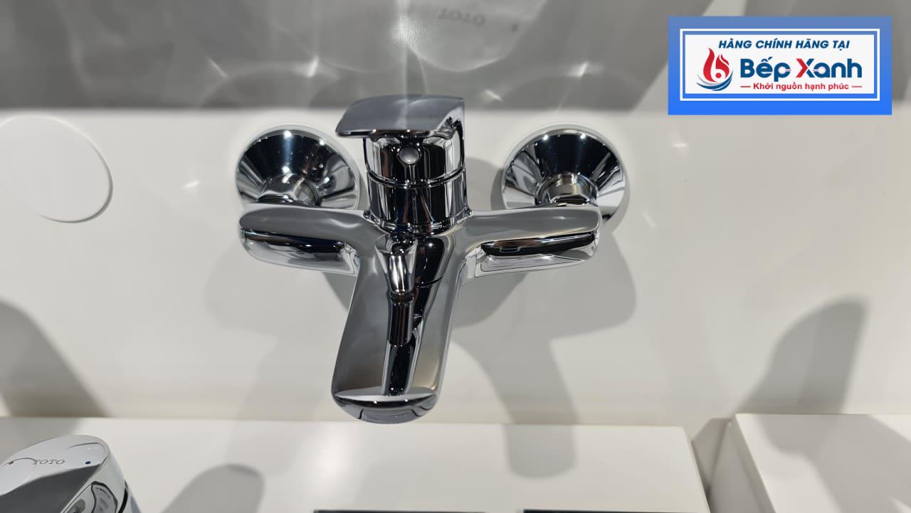 Chất liệu của sen tắm TVSM107CRR là đồng mạ Ni-Cr