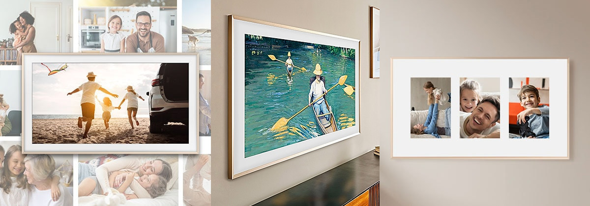 Chiếc tivi The Frame trở tác phẩm nghệ thuật tại gia bằng nhiều phong cách hiển thị ảnh