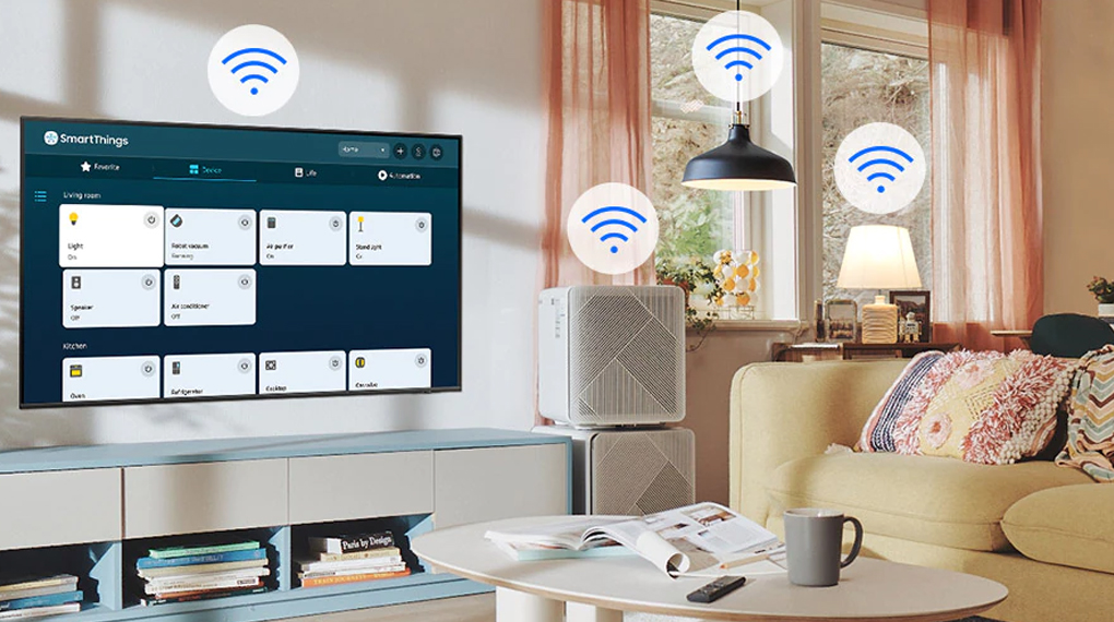 Smart Tivi QLED 4K 50 inch Samsung QA50Q80C - Tiện ích