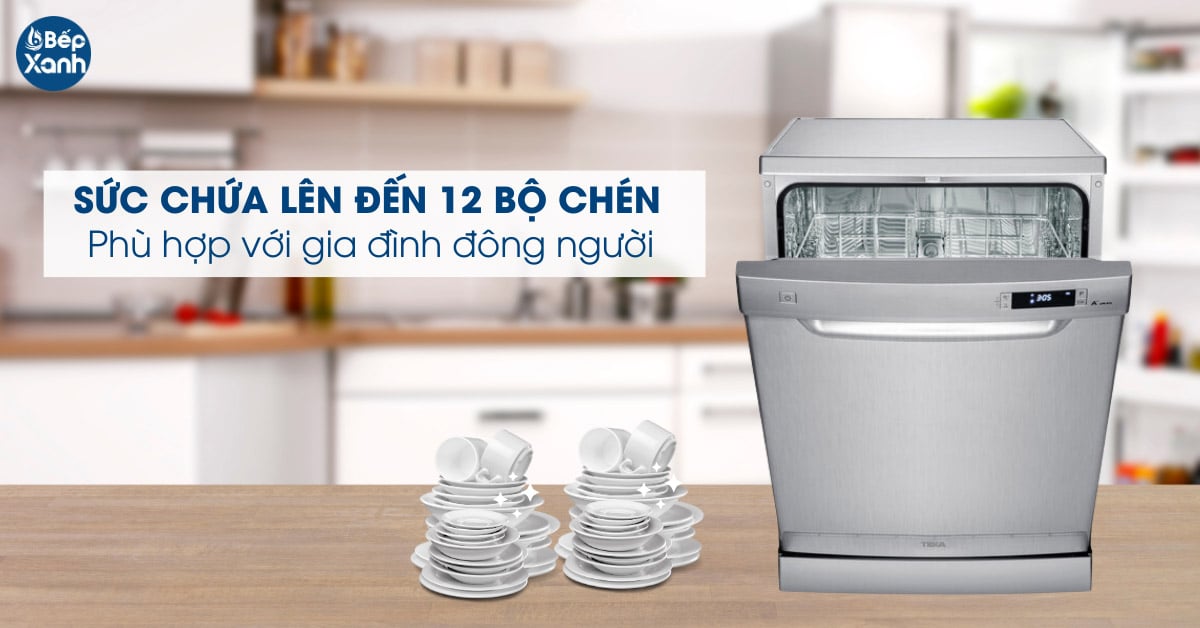 Sức chứa lên đến 12 bộ chén dĩa Sức chứa lên đến 12 bộ chén dĩa