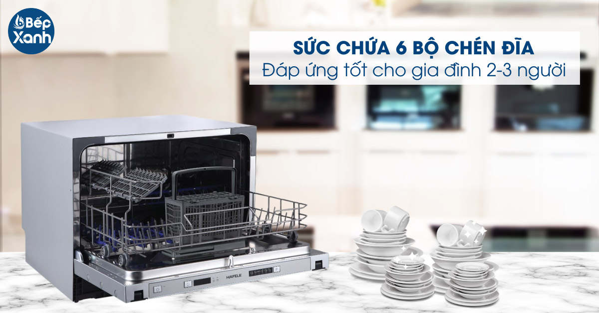 Sức chứa 6 bộ chén dĩa Sức chứa 6 bộ chén dĩa