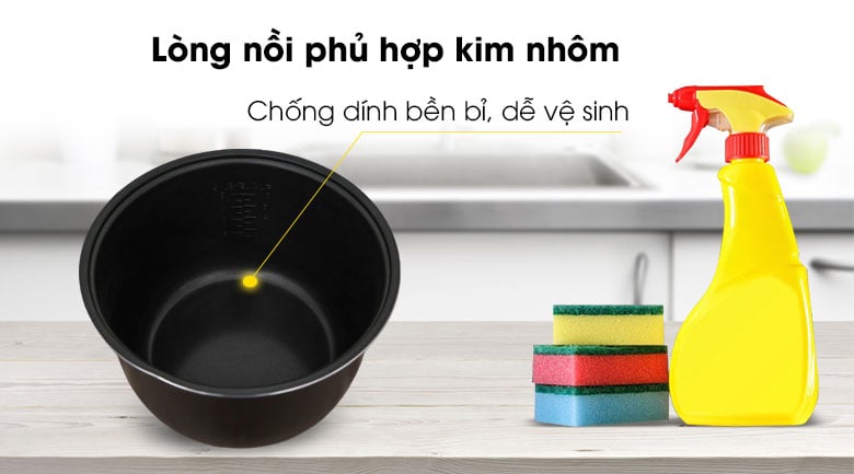 Lòng nồi - Nồi cơm điện Sunhouse 1.8 lít SHD 18S Lòng nồi - Nồi cơm điện Sunhouse 1.8 lít SHD 18S