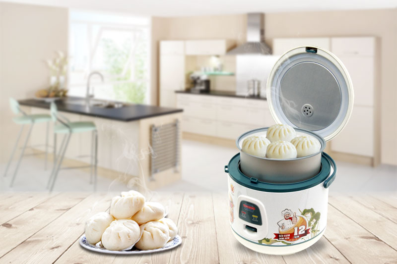 Nồi cơm điện Sunhouse 1.2 lít SHD 8218 Nồi cơm điện Sunhouse 1.2 lít SHD 8218
