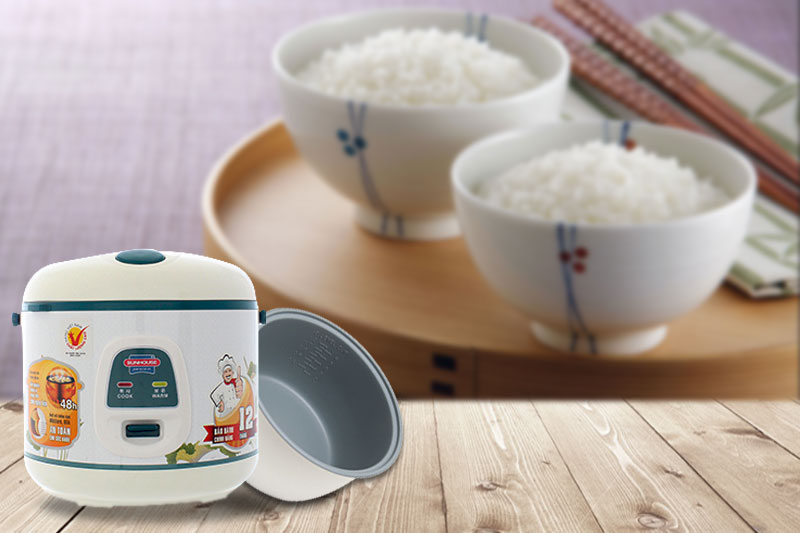 Nồi cơm điện Sunhouse 1.2 lít SHD 8218 Nồi cơm điện Sunhouse 1.2 lít SHD 8218