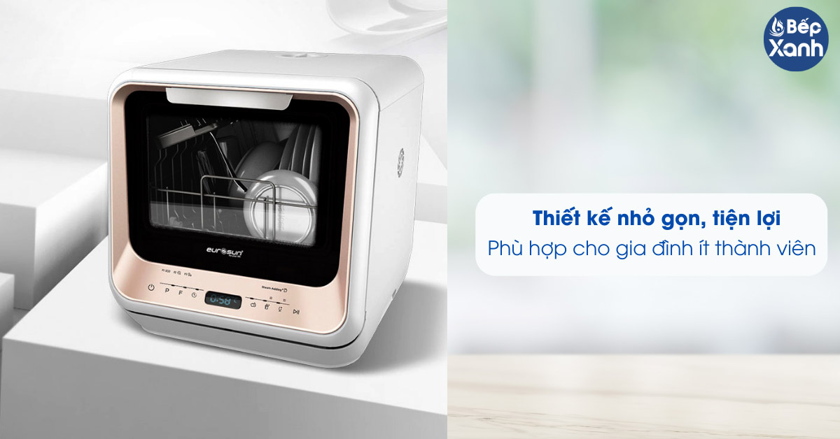 Máy rửa bát Eurosun STB50E06EU thiết kế nhỏ gọn