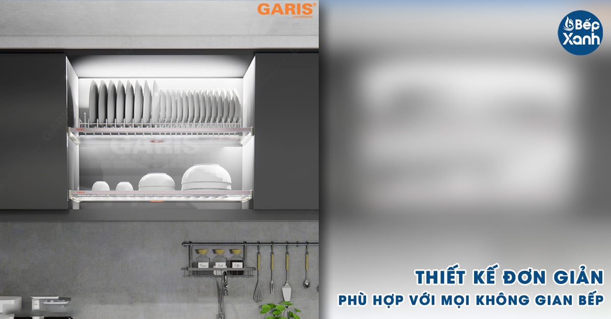 Kệ Bát Đĩa Cố Định Garis GB04.90C thiết kế đơn giản