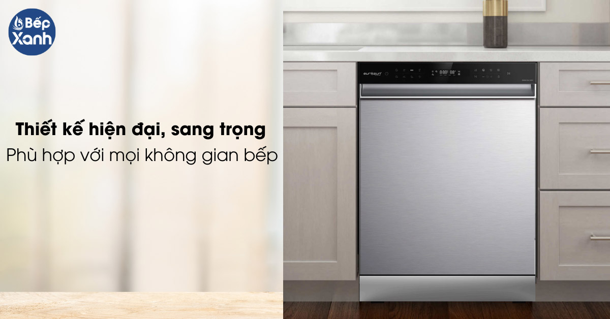 Máy rửa bát Eurosun SMS81EU19ES thiết kế sang trọng
