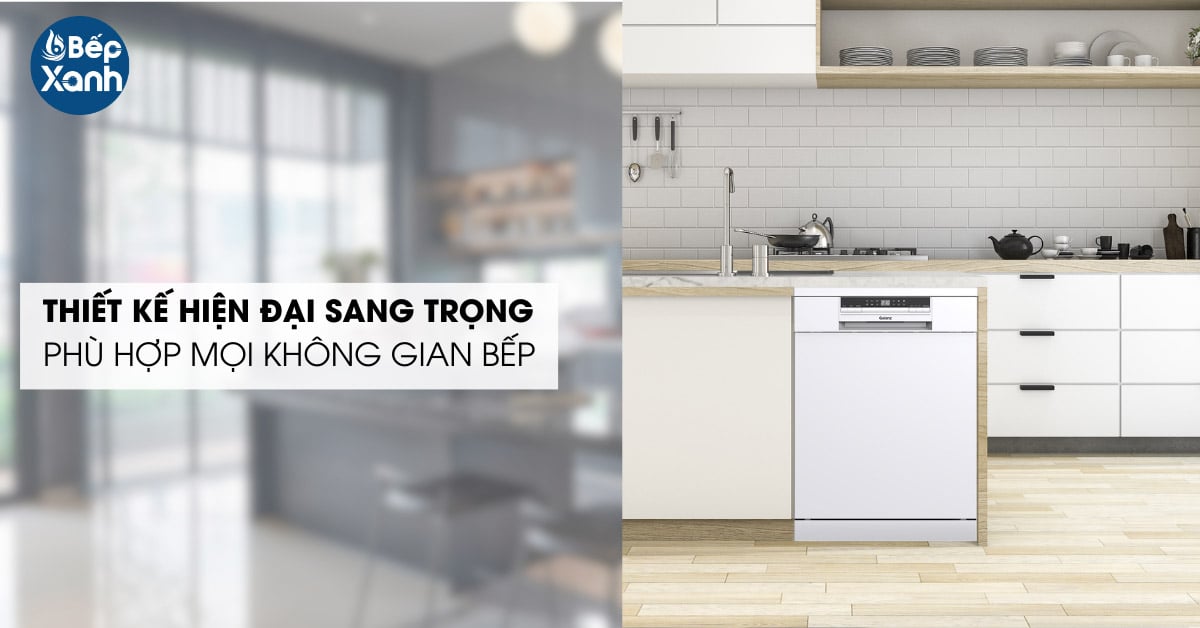 Máy rửa bát độc lập Galanz GR12462T thiết kế hiện đại, sang trọng
